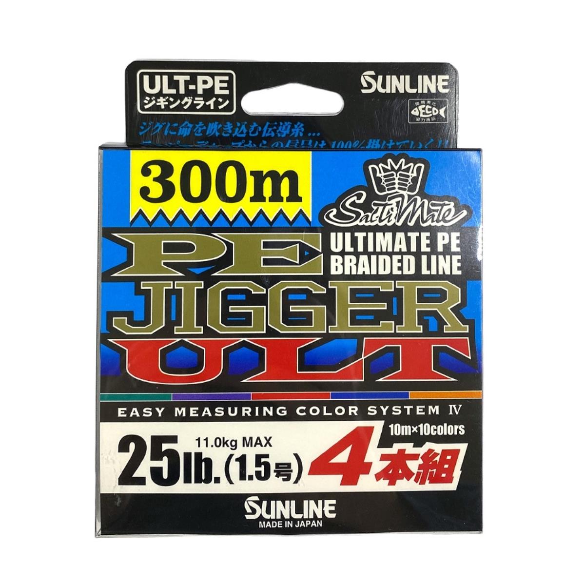 Шнур SUNLINE PE JIGGER ULT(4braid) 300M 25LB/#1.5, PE JIGGER ULT(4braid)300M 25LB/1.5
Шнур SUNLINE PE JIGGER ULT(4braid) 300M 25LB/#1.5, PE JIGGER ULT(4braid)300M 25LB/1.5