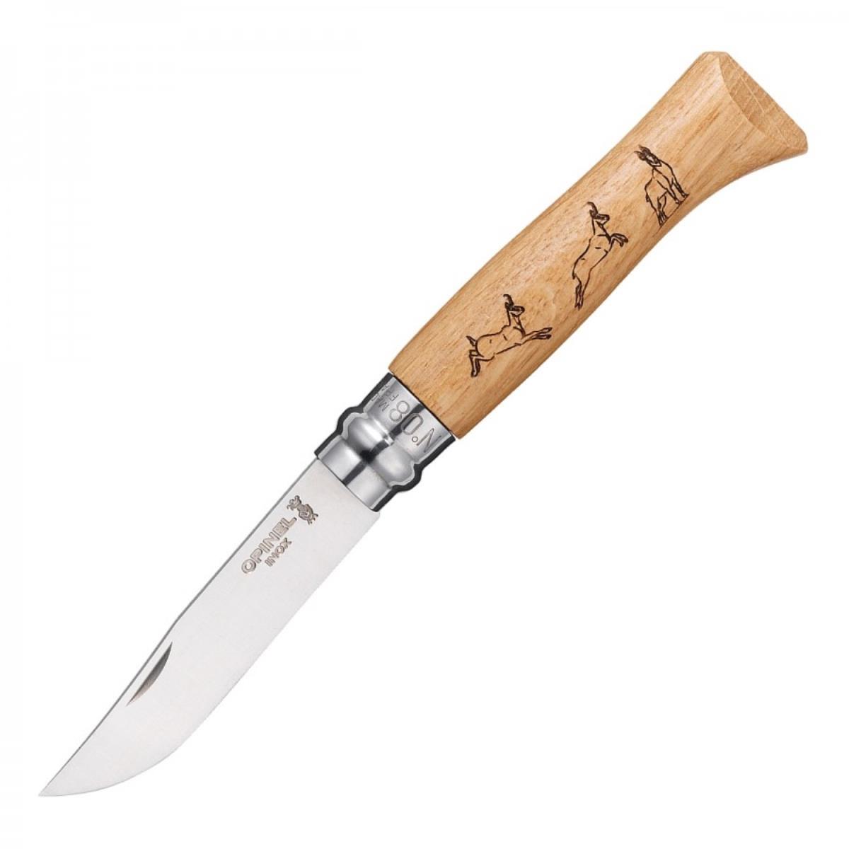Нож №8 VRI Animalia Chamois (серна), рукоять дуб, длина клинка 8.5 см (0016219) OPINEL, 0016219
Нож №8 VRI Animalia Chamois (серна), рукоять дуб, длина клинка 8.5 см (0016219) OPINEL, 0016219