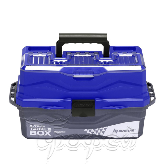 Ящик для снастей Tackle Box трехполочный синий (N-TB-3-B) NISUS 