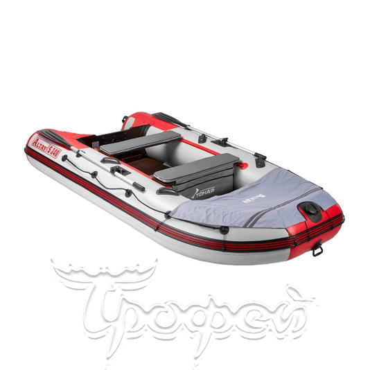 Лодка Алтай S340 LUXE белый/красный Тонар Тонар