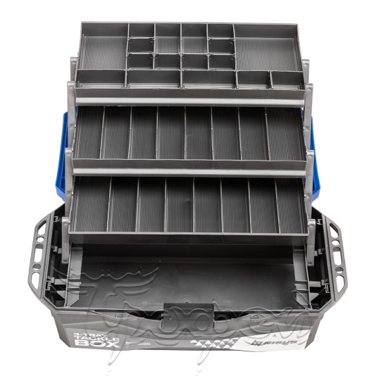 Ящик для снастей Tackle Box трехполочный синий (N-TB-3-B) NISUS 