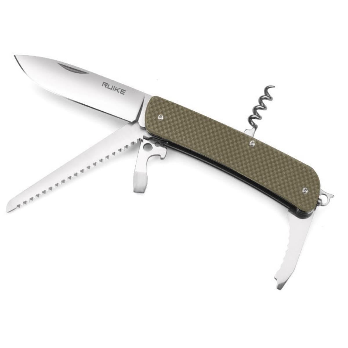 Нож складной туристический L32-G Ruike приспособление для крепления косы пк 6 арти