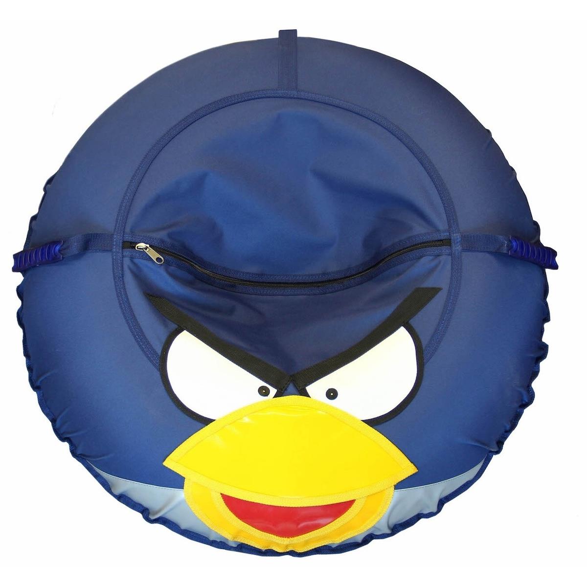 Санки-ватрушка Crazy Birds синий ИГЛУ сувенир санки