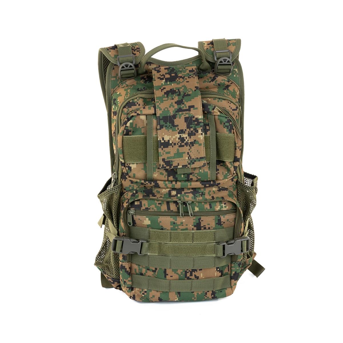 Рюкзак спинингиста КМФ Helios рюкзак на молнии 3 наружных кармана зелёный