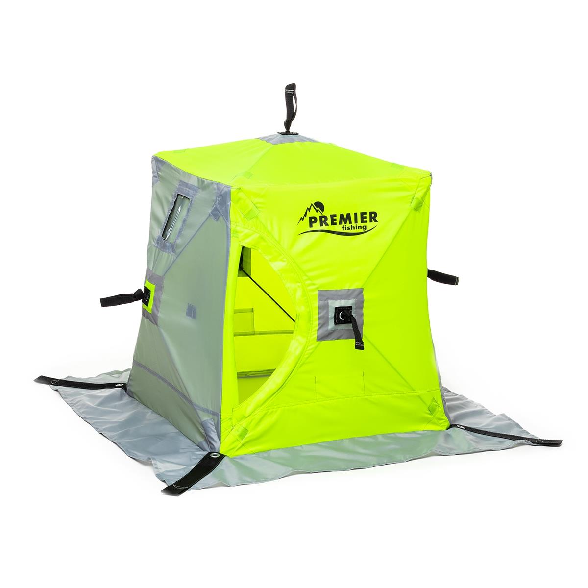Мини палатка yellow lumi/gray Premier Fishing палатка игровая с туннелем 272х92х96 см тм наша игрушка