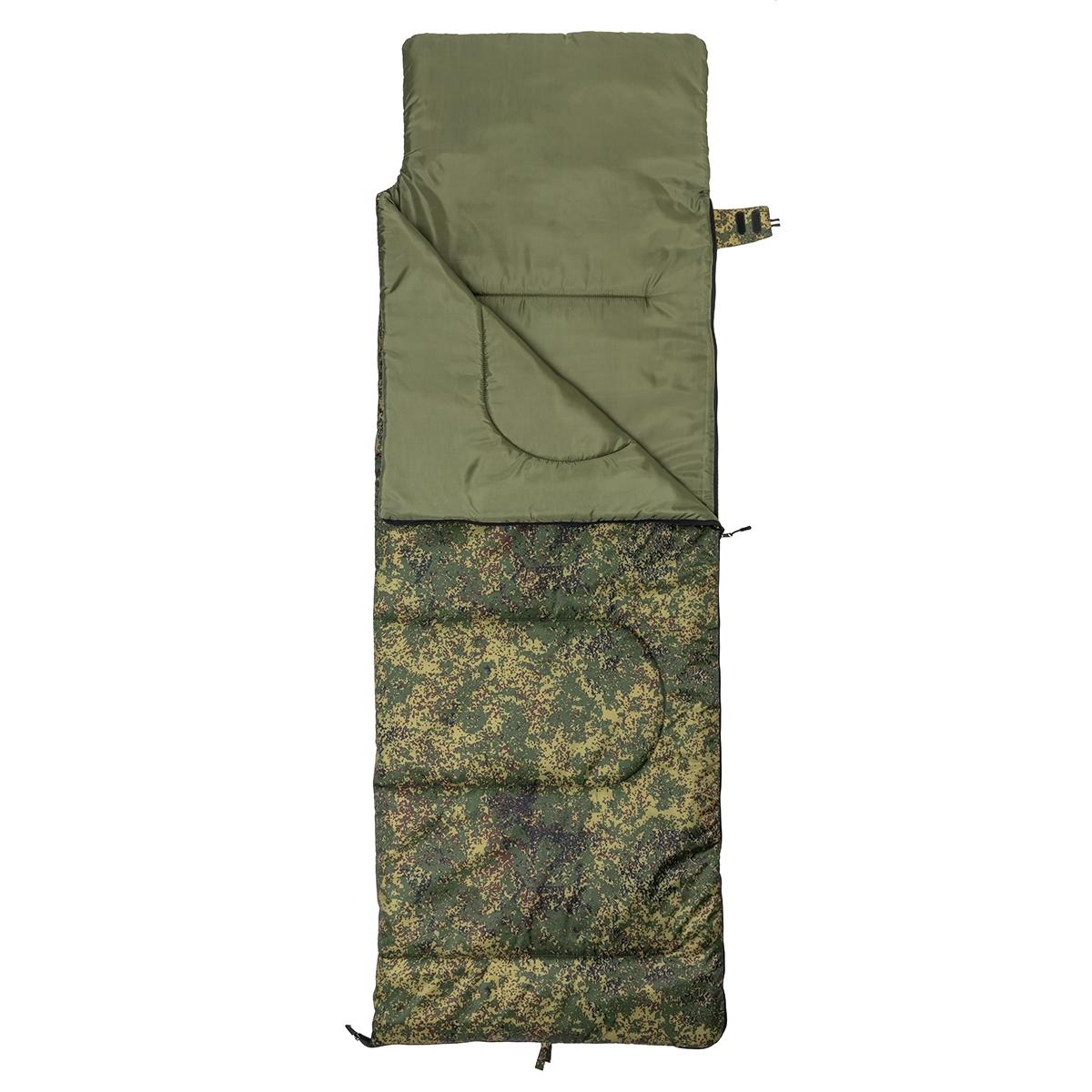 Спальный мешок-одеяло X3 210х70 Hollowfiber 300 КМФ цифра T-PR-SB-H300-210x70 Premier fishing 2475₽