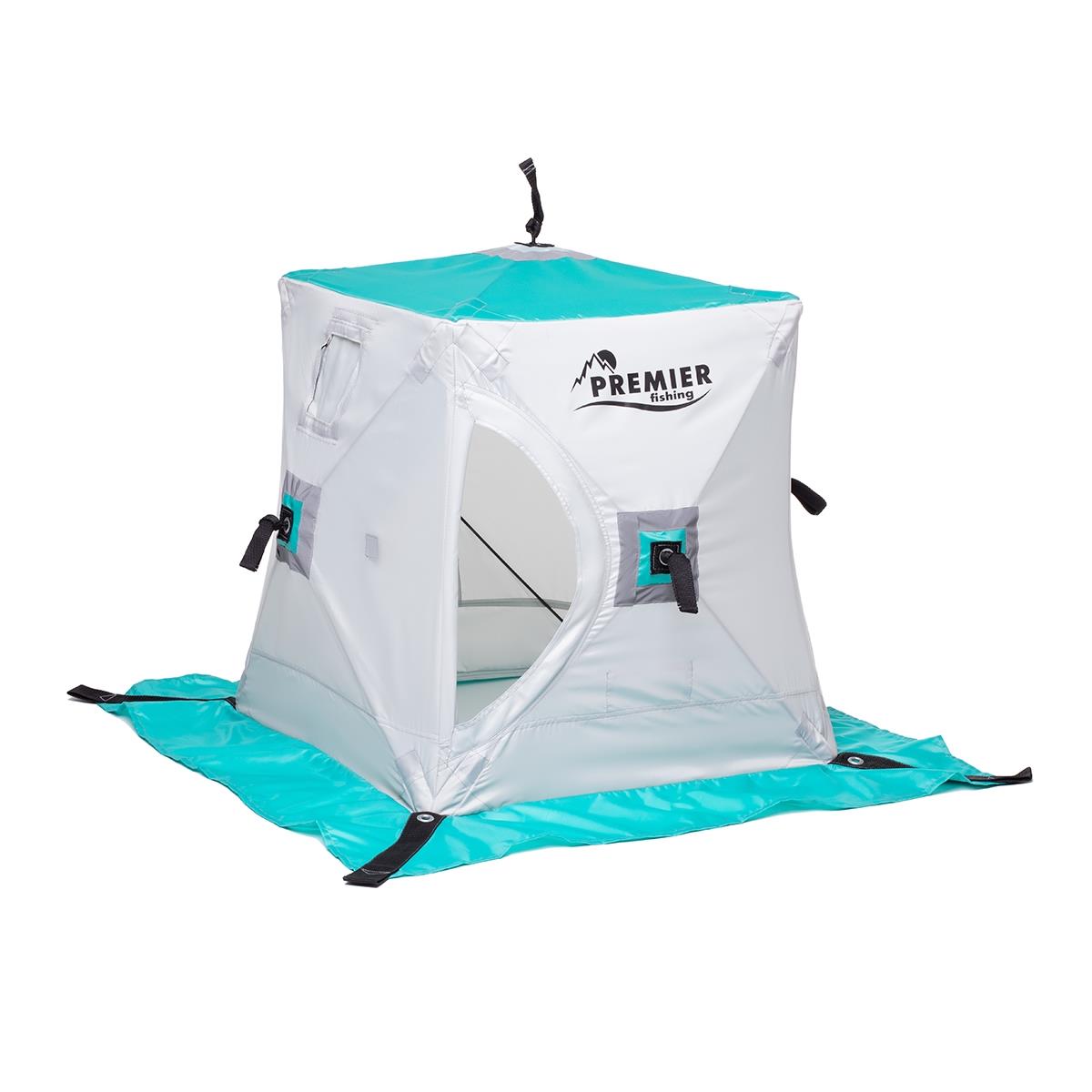 Мини палатка biruza/gray Premier Fishing палатка игровая с туннелем 272х92х96 см тм наша игрушка