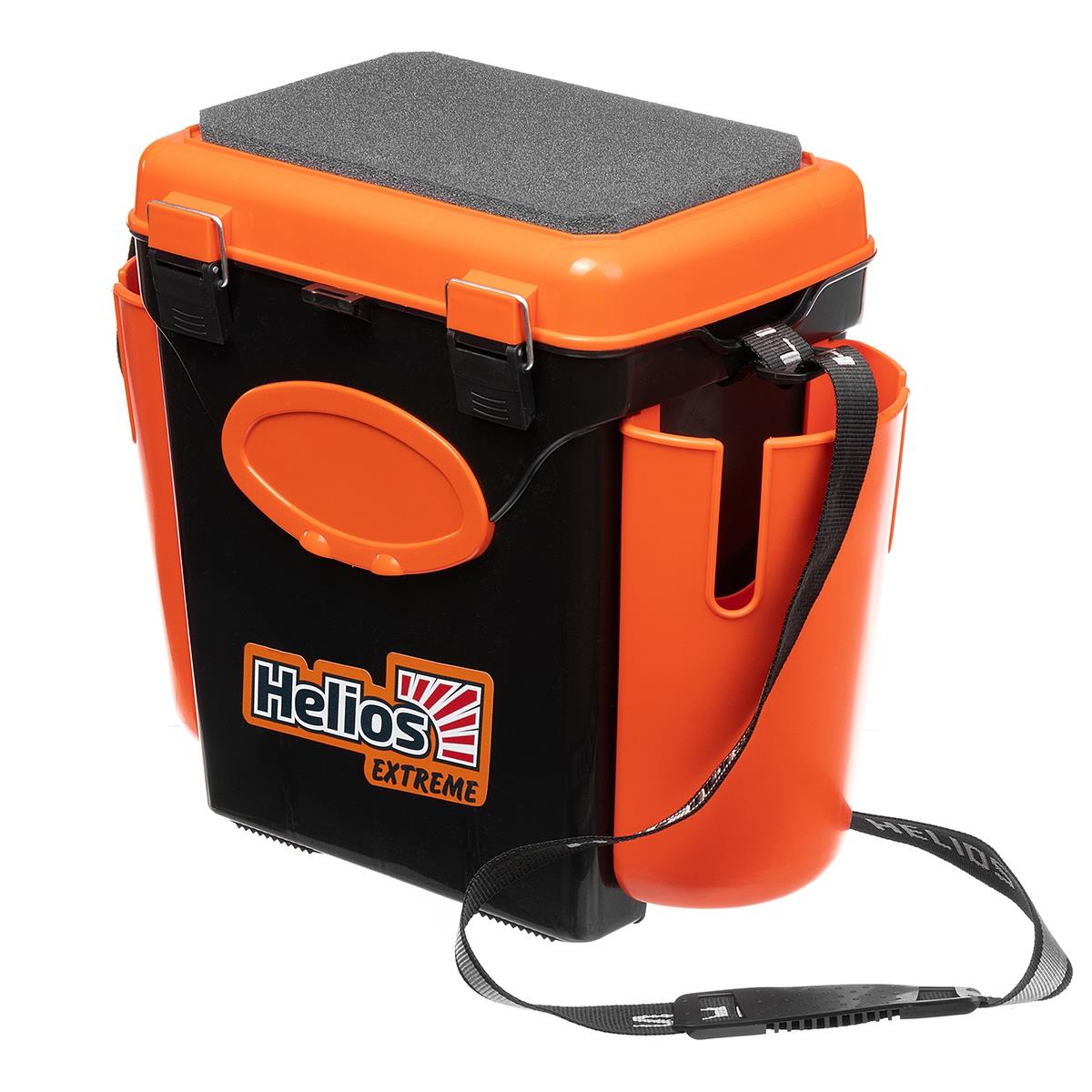Ящик FishBox односекционный 10л оранжевый Helios универсальный ящик для хранения вещей рыжий кот