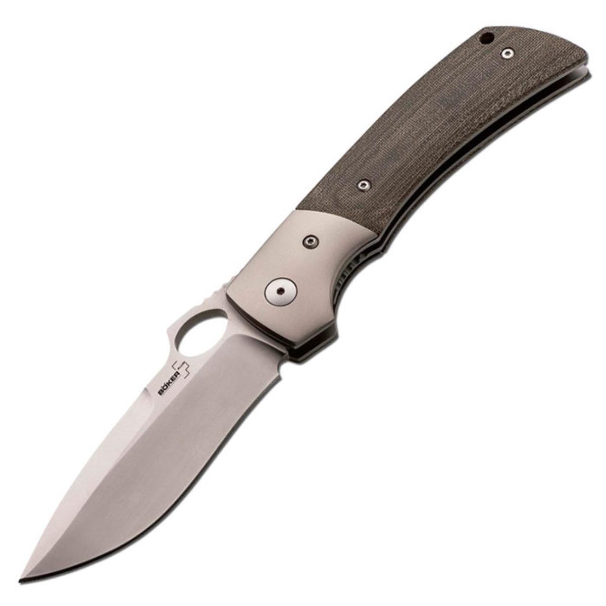

Нож складной рукоять зелёная сталь 440C BK01BO310 Squail Boker, BK01BO310