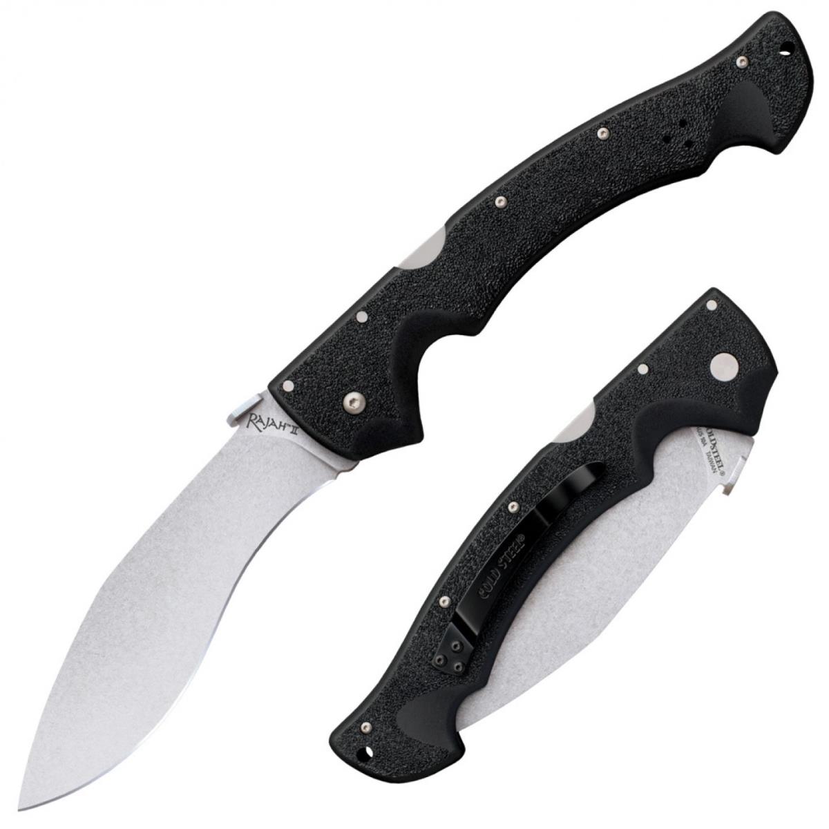 Нож складной, сталь AUS10A, рукоять Griv-Ex 62JL Rajah II Cold Steel складной нож viper ten сталь n690 рукоять carbon fiber titan