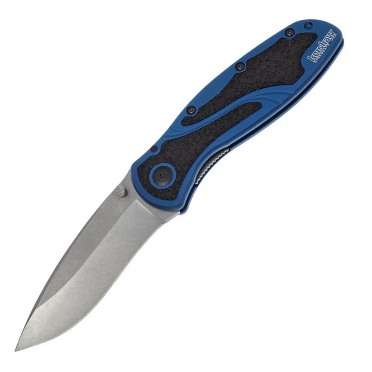 Нож склад., алюм. рук-ть синяя, клинок Sandvik 14C28N - K1670NBSW Blur KERSHAW нож для шашлыка 30 см длина лезвия 15 см армения
