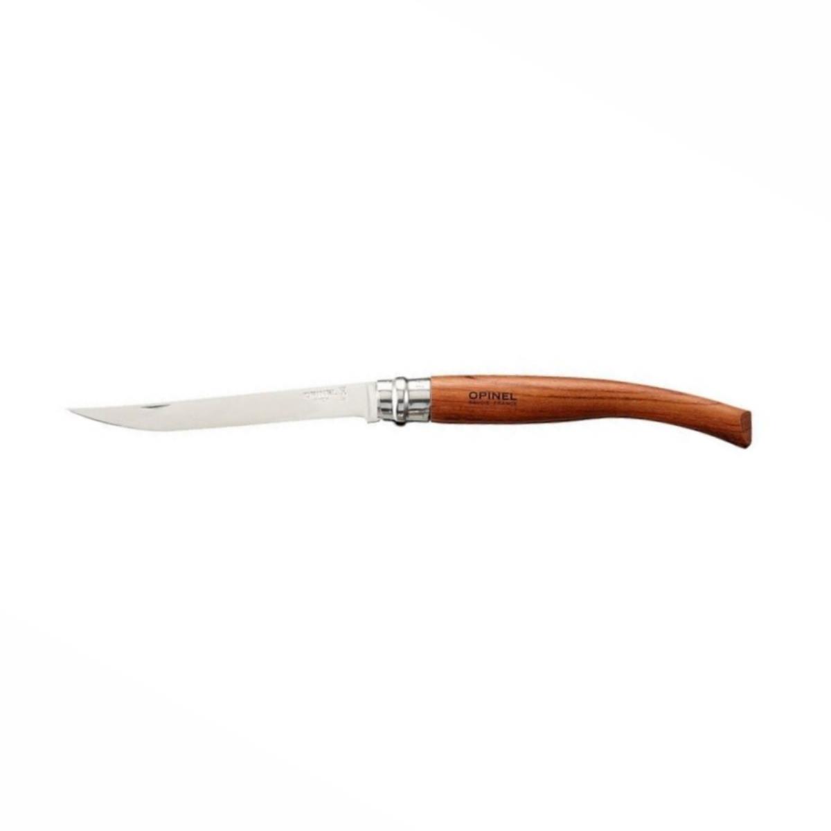 Нож №10 Slims 10 см, филейный, нержавеющая сталь, рукоять бубинга (0000133) OPINEL