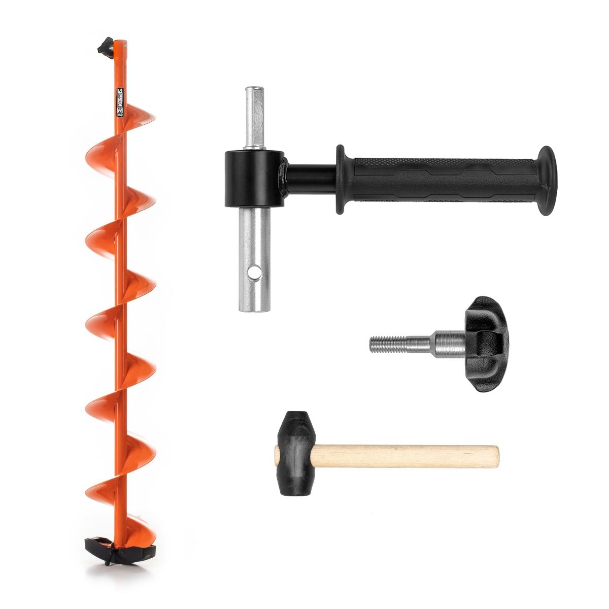 Комплект под мотобур шнек 150R MOTOSHTORM адаптер АШ-02молоточек T-SMS150R-ASH-02 Тонар 7870₽