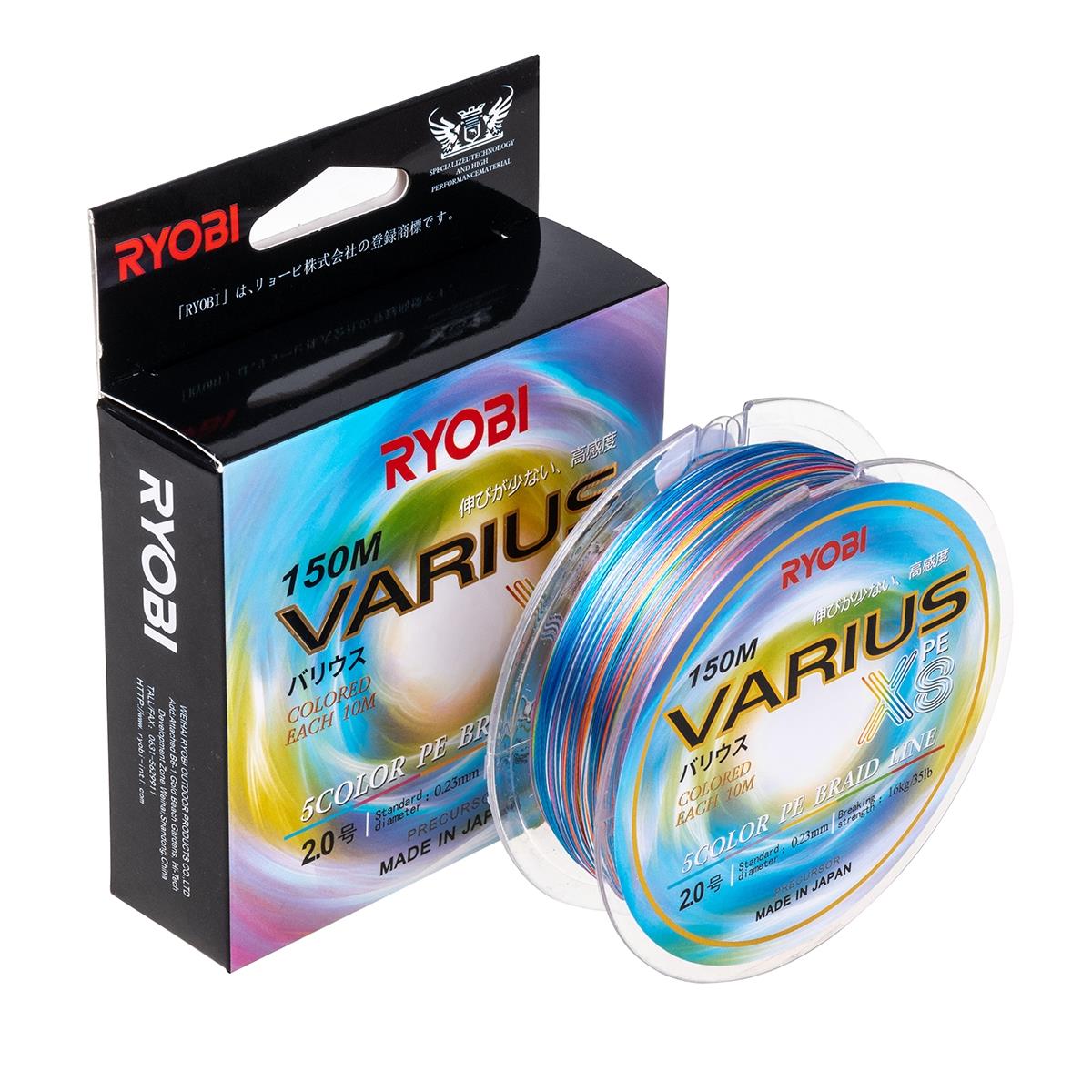 

Шнур VARIUS PE8X Multi Colour 150 м Ryobi