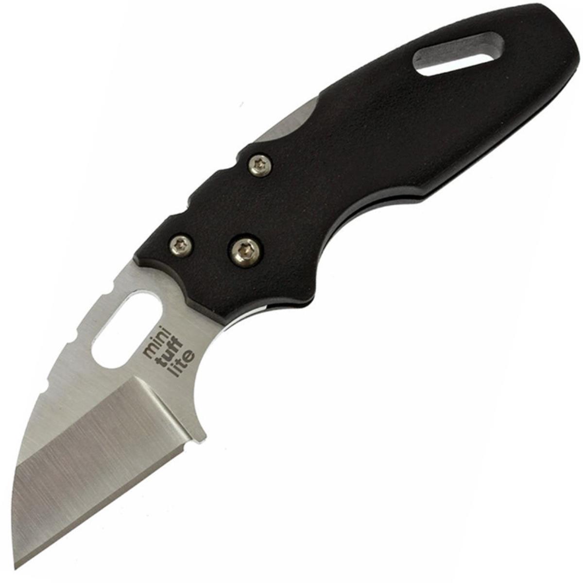 Нож складной 20MT Mini Tuff Lite Plain. черная рук-ть Griv-Ex, клинок 4034SS Cold Steel