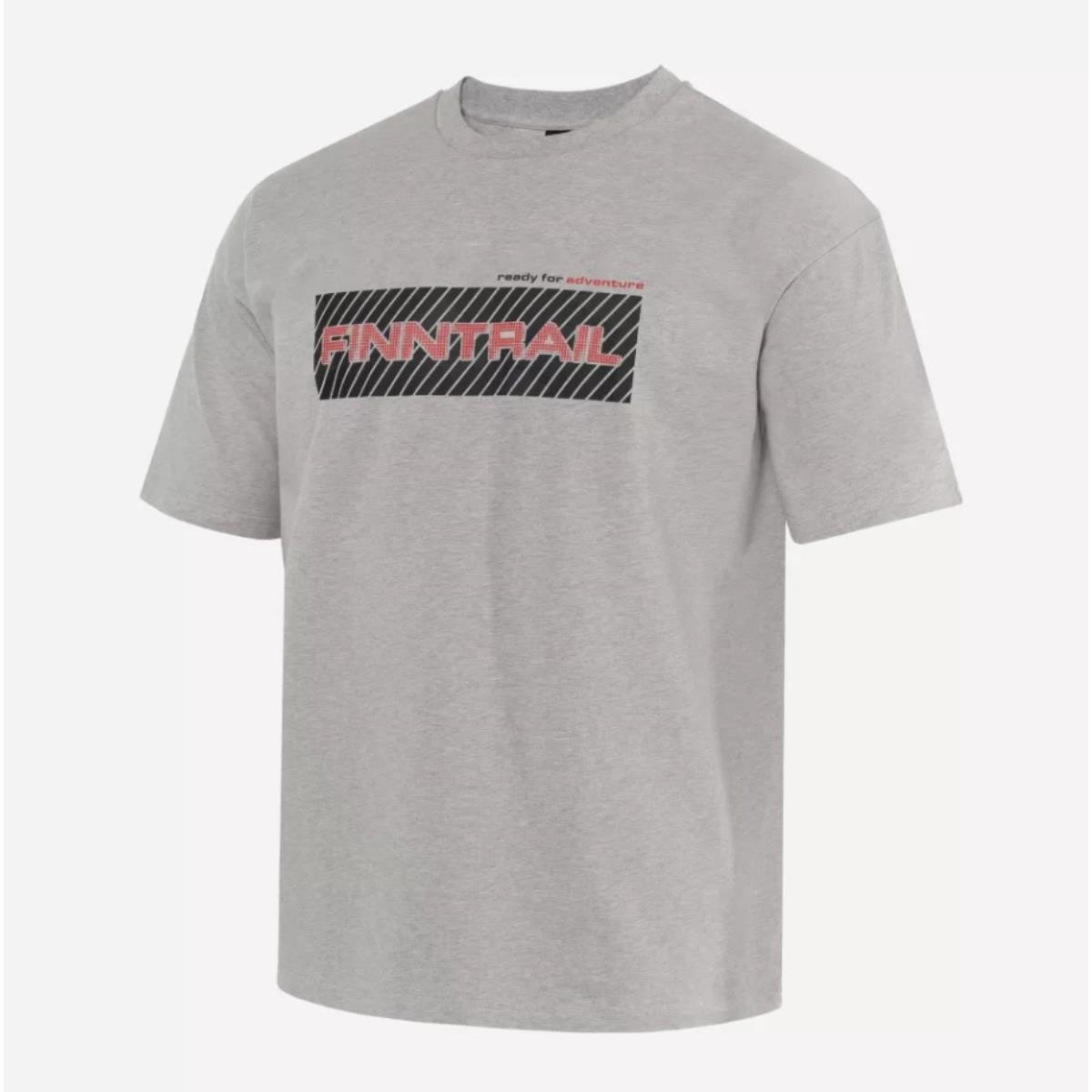 Футболка Logo 6713 Grey 2XL Finntrail