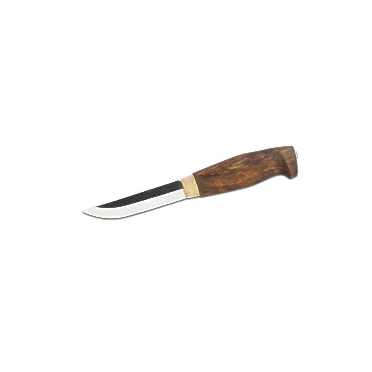 Нож Metsa AH_9607 - с фиксир.клинком, дерев.рук-ть,95мм. клинок W75 Ahti