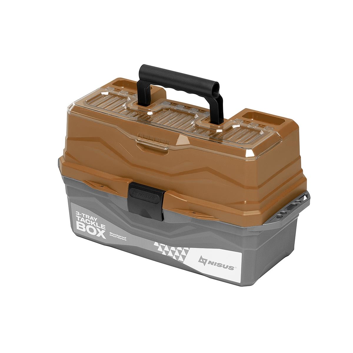 Ящик для снастей Tackle Box трехполочный золотой (N-TB-3-GO) NISUS подарочный ящик 34×21 5×10 см деревянный с закрывающейся крышкой с ручкой коричневый