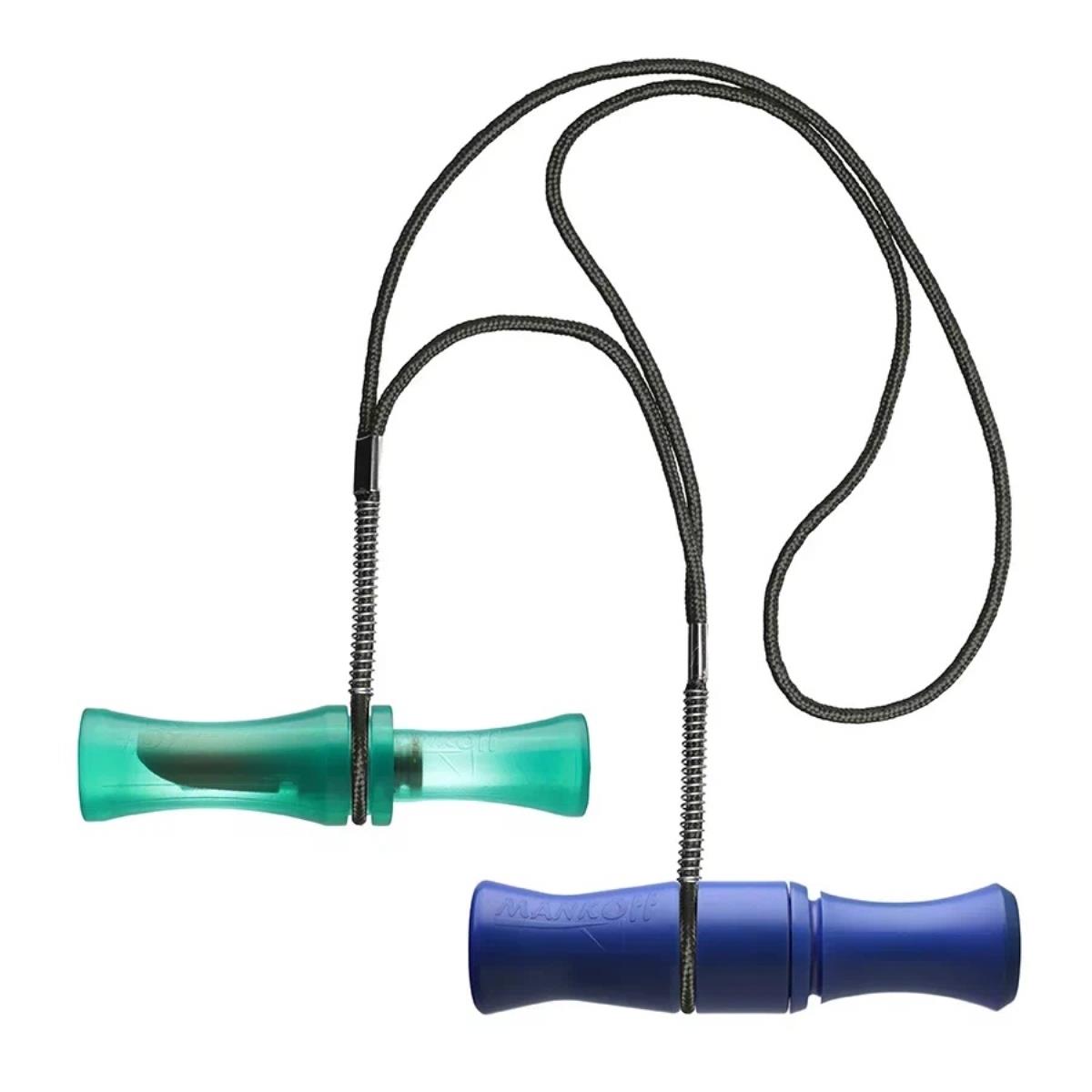 Комплект манков № 4. Манок на утку Kwanza 1140/2 + Манок на гуся Pioner 2130/1+подвес на 2 манка Mankoff