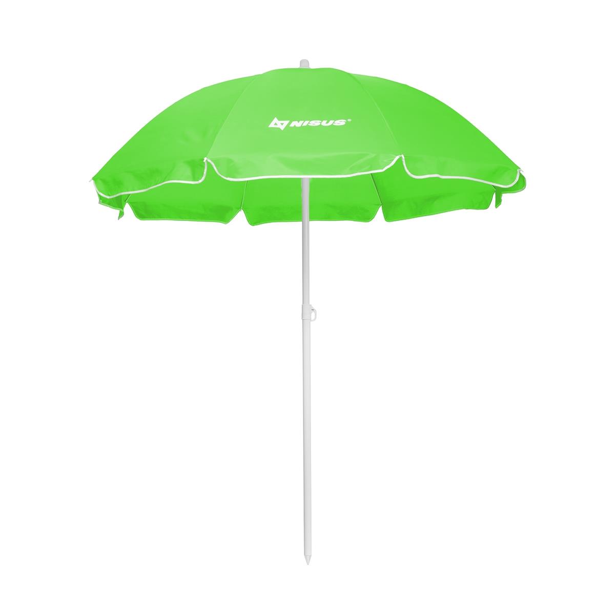 Зонт пляжный d 2,00м прямой зеленый (28/32/210D) NA-200-G Nisus зонт пляжный d 2 00м с наклоном салатовый 28 32 210d na 200n lg nisus