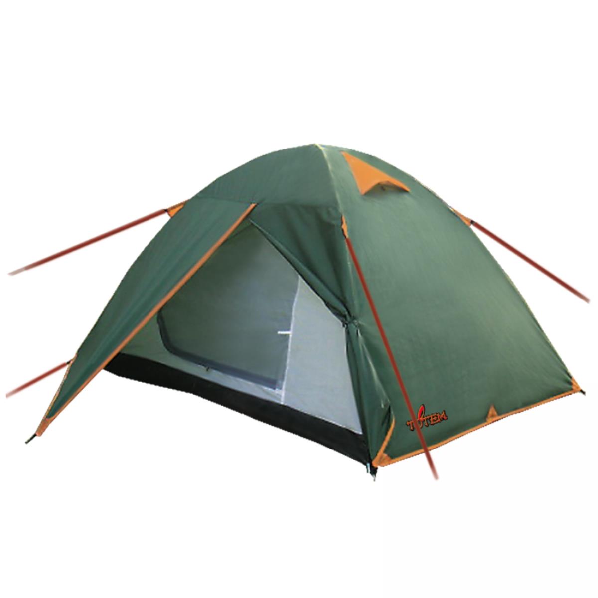 Палатка Tepee 2 V2 зеленый (TTT-020) Totem универсальная двухслойная палатка куб пентагон берег