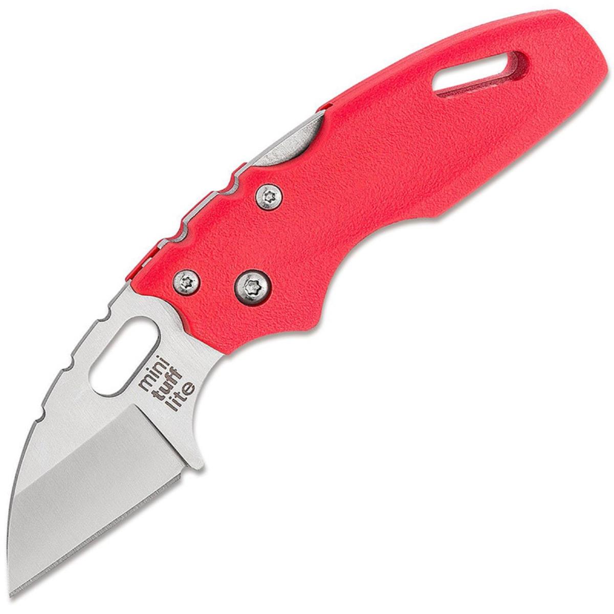 

Нож складной 20MTR Mini Tuff Lite Plain, красная рук-ть Griv-Ex, клинок 4034SS Cold Steel, CS_20MTR