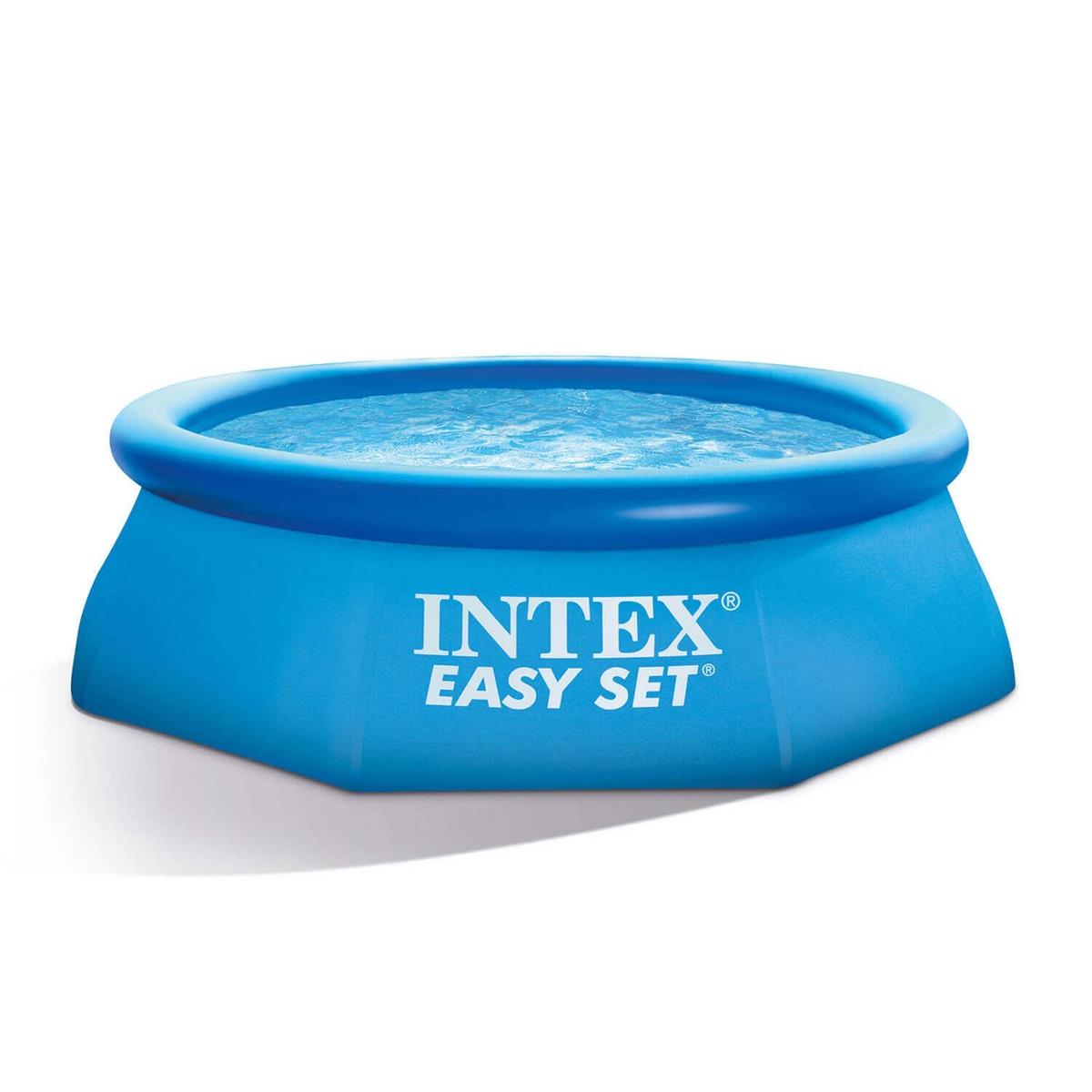 Бассейн Easy Set 2.44 х 0,61 м (28106) INTEX надувной бассейн intex easy set 28158 457x457x84 см