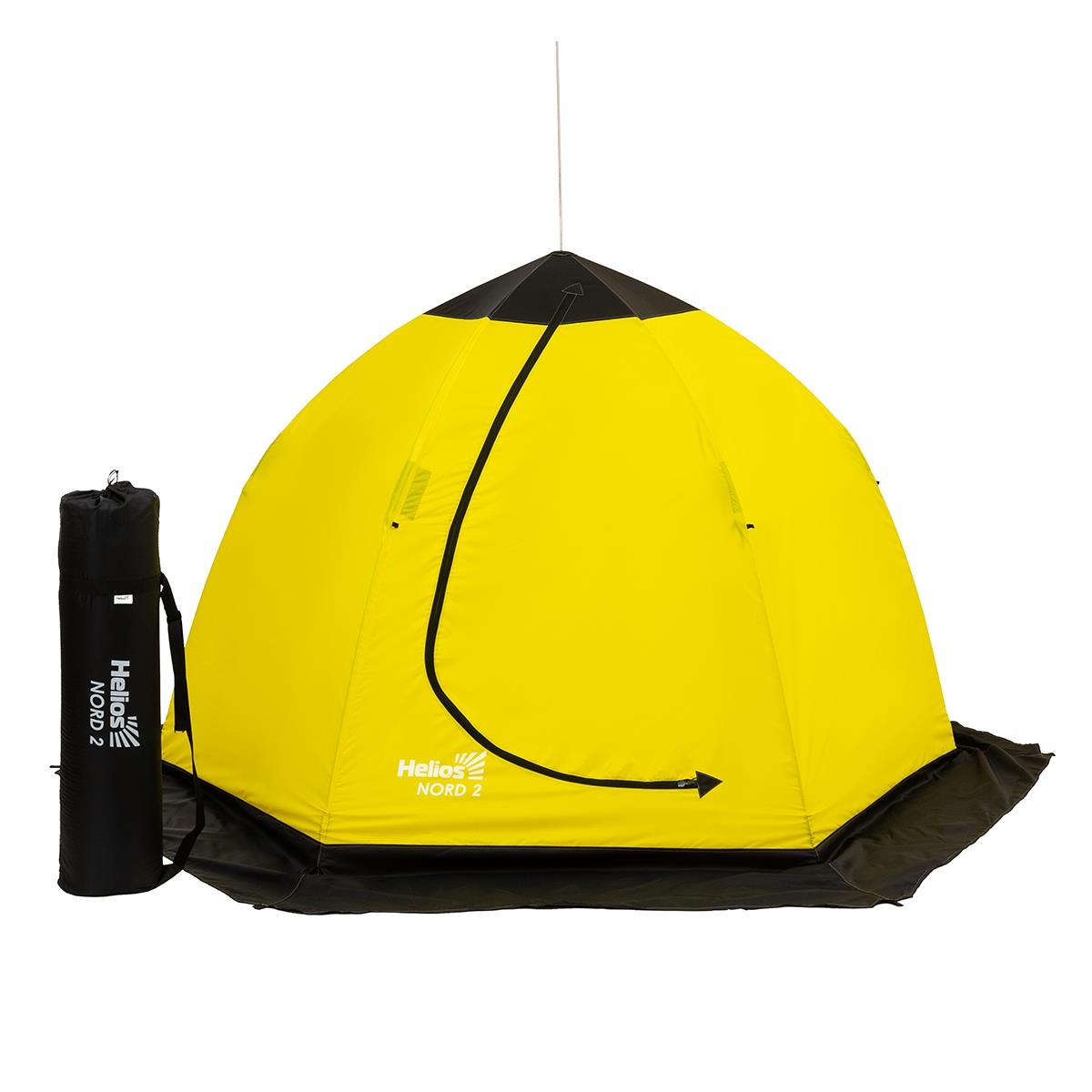 Палатка-зонт 2-местная NORD-2 с дышащим верхом Helios