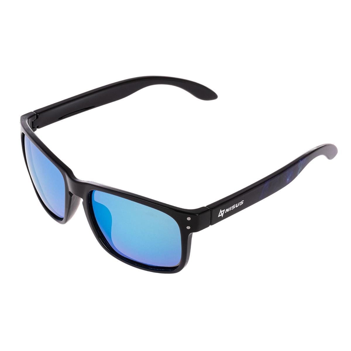 Очки поляризационные в жест.чехле (N-OP-LZ0159-1-B) Nisus очки для плавания взрослые uv защита