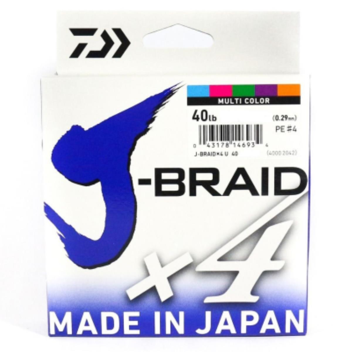 

Леска плетёная J-BRAID X4E 300 м, цвет MULTI COLOR DAIWA, 12745-113