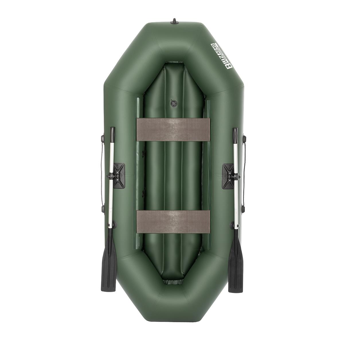 

Лодка Бриз А240 надувное дно Тонар, Briz 240A green