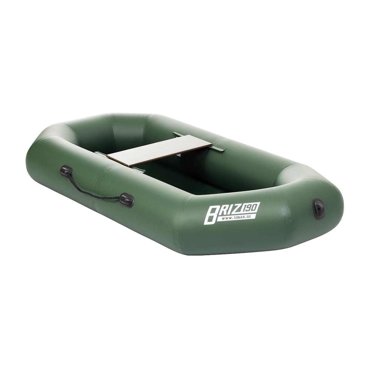 Лодка Бриз 190 (гребки + жесткое сиденье) зеленый Тонар насос ножной взэип нн кна с манометром