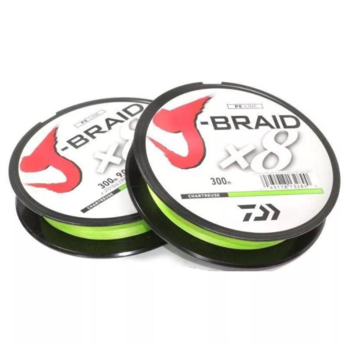 

Леска плетеная J-Braid X8 300m флуор.-желтая DAIWA, 0061087