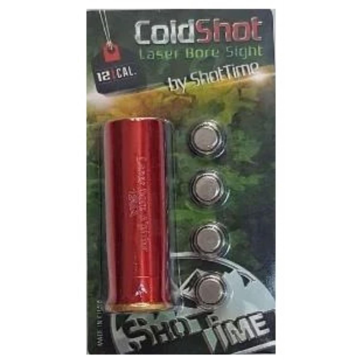 Лазерный патрон ColdShot кал. 12, материал - латунь, лазер - красный, 655нМ ShotTime