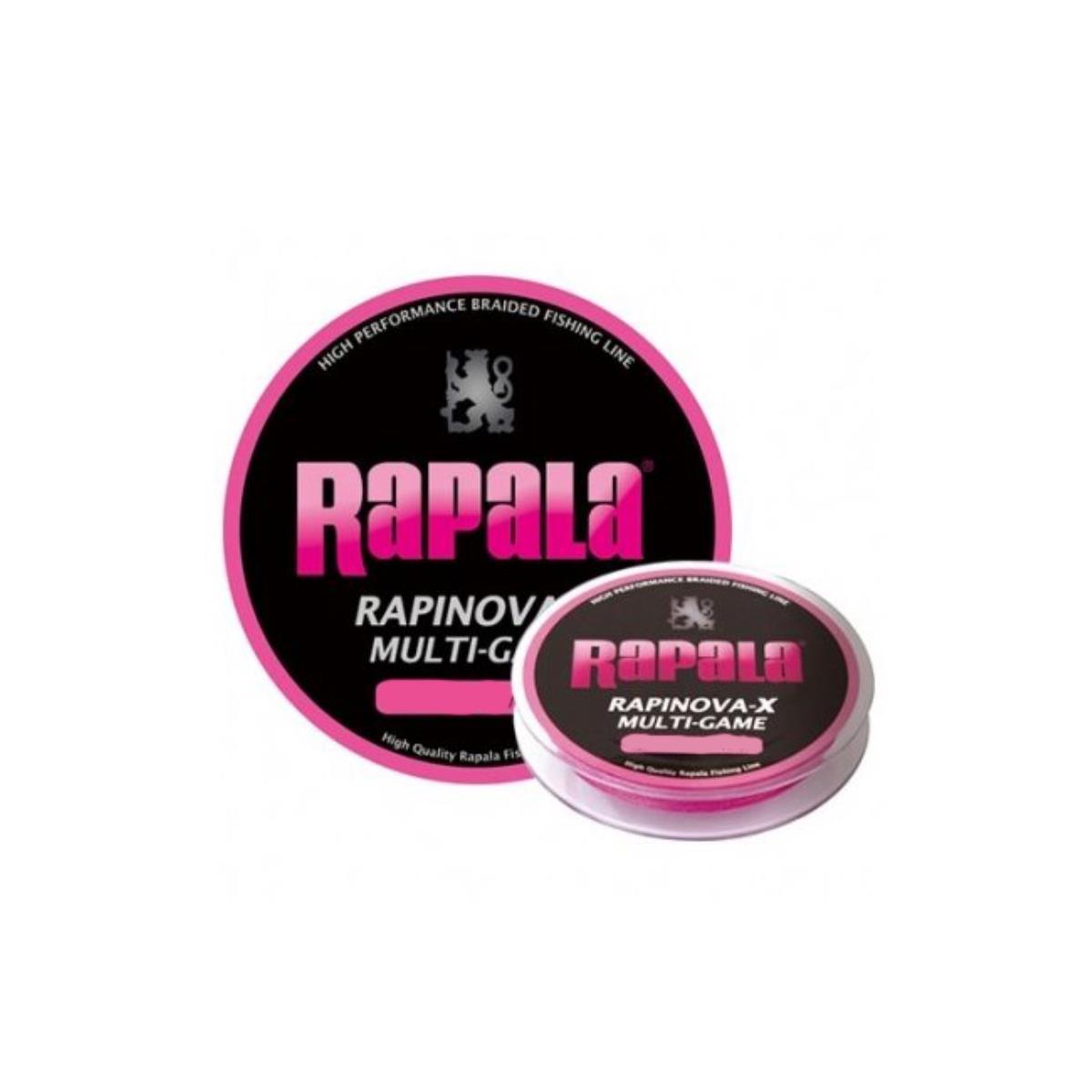 

Леска плетеная Rapinova-X MULTI GAME 100 м розовая Rapala