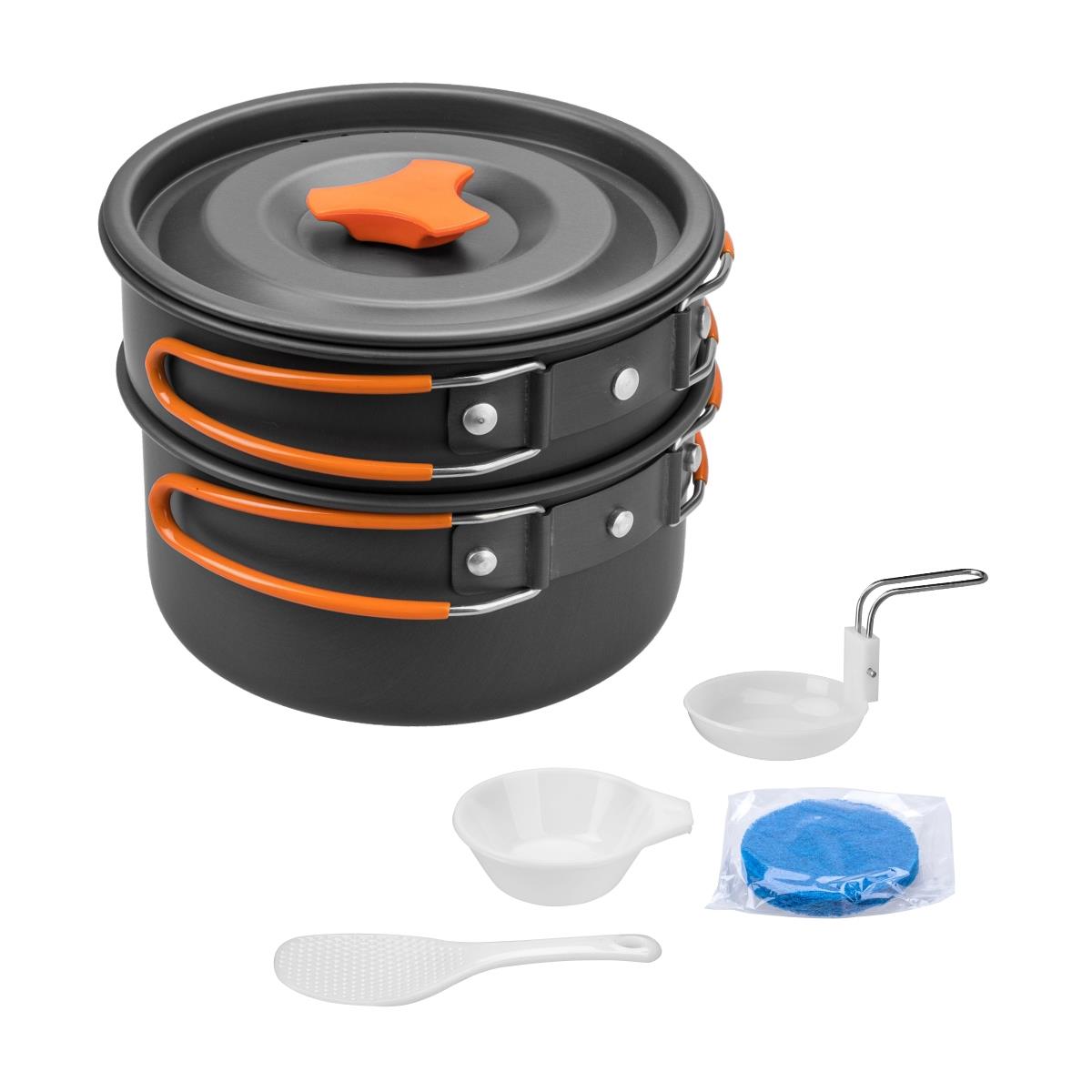 Набор посуды (CAMPSOR-420) набор водяных бомбочек junfa в комплекте с воронкой сетчатым мешочком для переноски и рогаткой для метания 36 шт в ассортименте