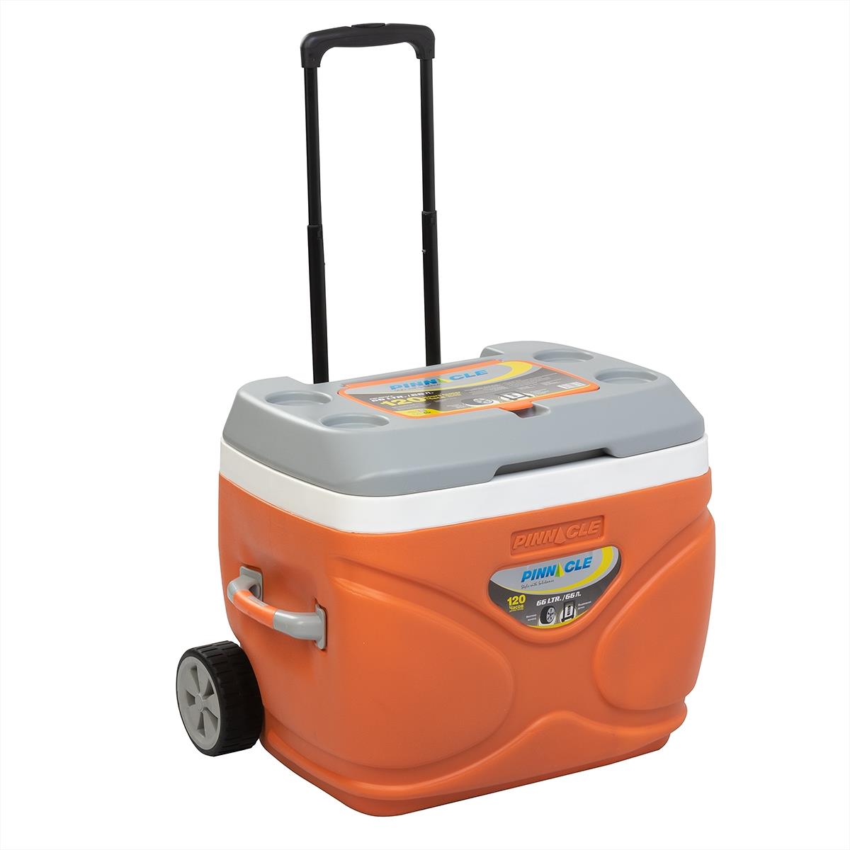 контейнер для еды locknlock для микроволновой печи 1 1 л оранжевый Изотермический контейнер на колесах PRUDENCE 66 л PINNACLE