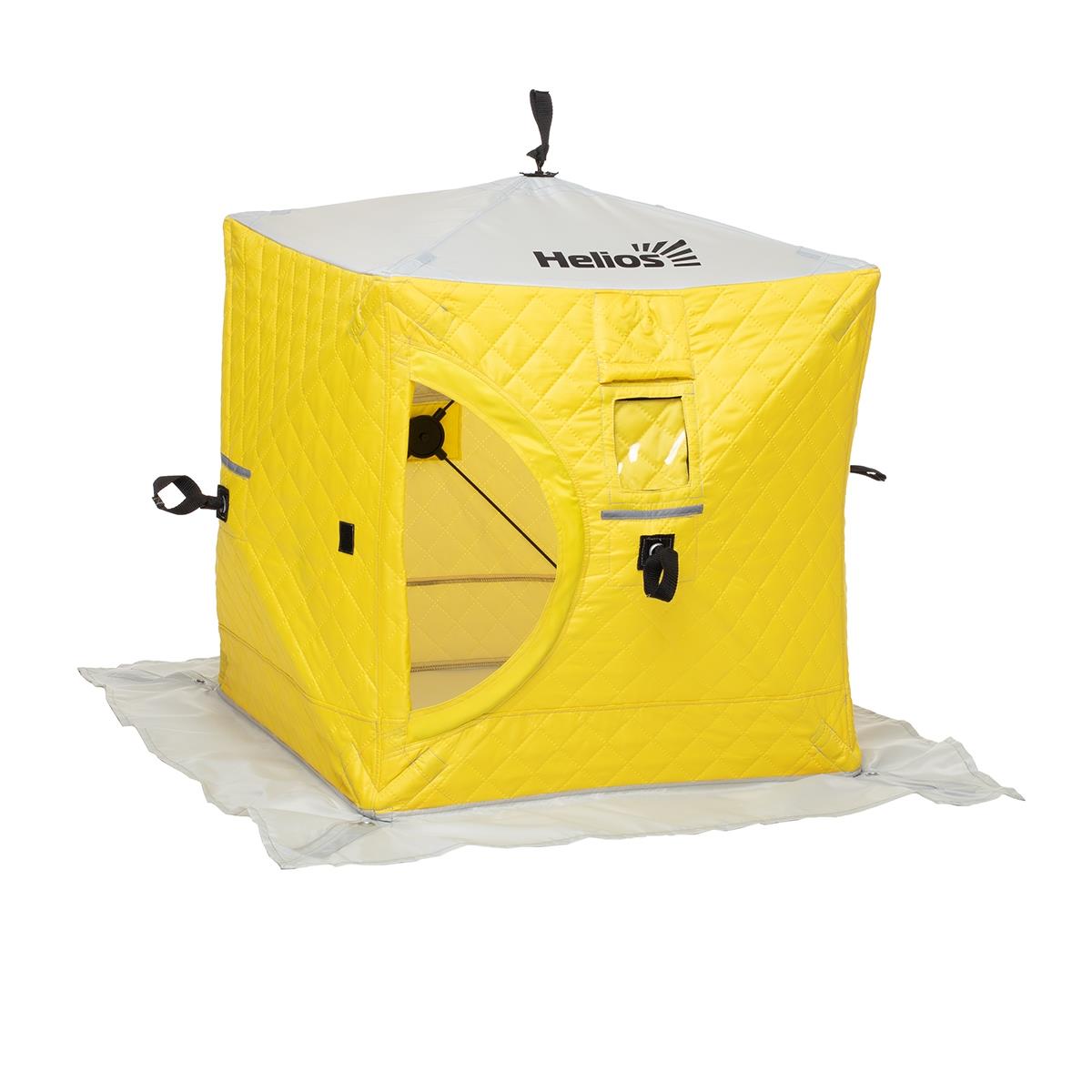 Мини палатка утепленная yellow/gray Helios палатка игровая с туннелем 272х92х96 см тм наша игрушка