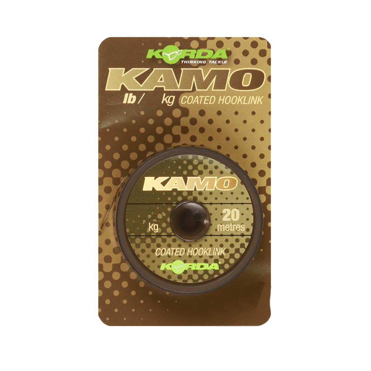 Поводковый материал Kamo Coated Hooklink 20lb Korda поводок кожаный плетеный