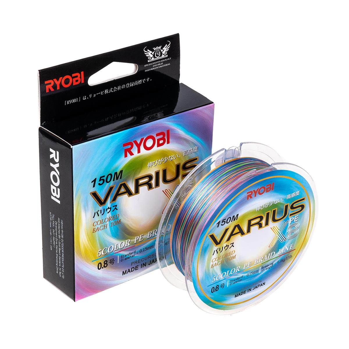 

Шнур VARIUS PE8X Multi Colour 150 м Ryobi