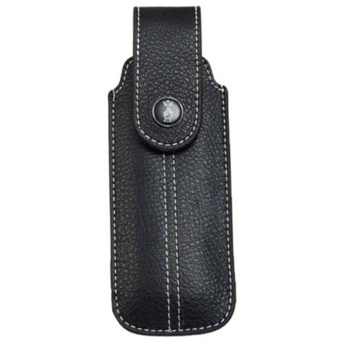 Чехол Chic black leather (натуральная кожа, размер № 7, 8, 9) OPINEL бумажник байкера zippo мокко натуральная кожа 17x3 5x11 см
