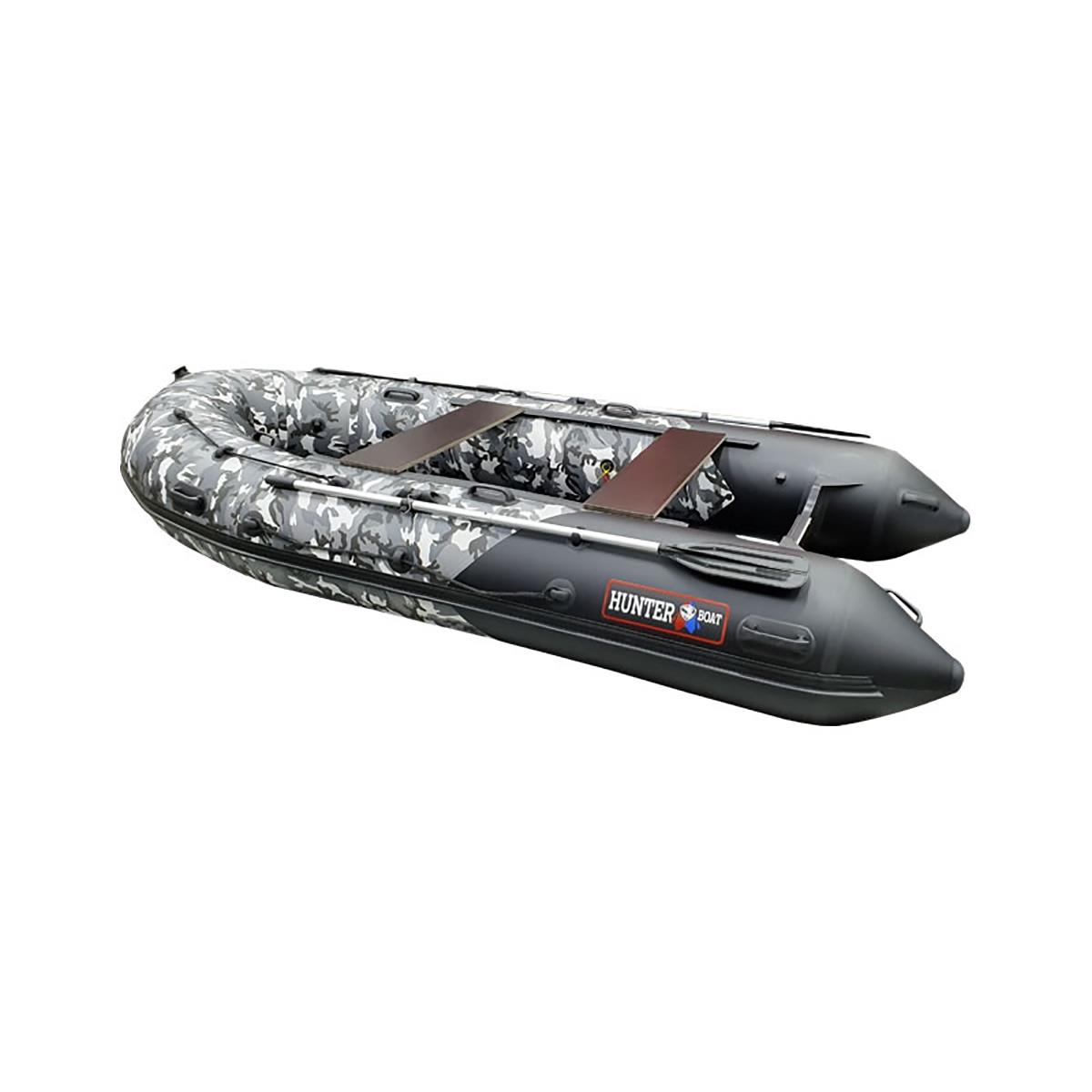Лодка ПВХ Хантер 350 ПРО серый КМФ Hunter набор для творчества рисование на воде эбру