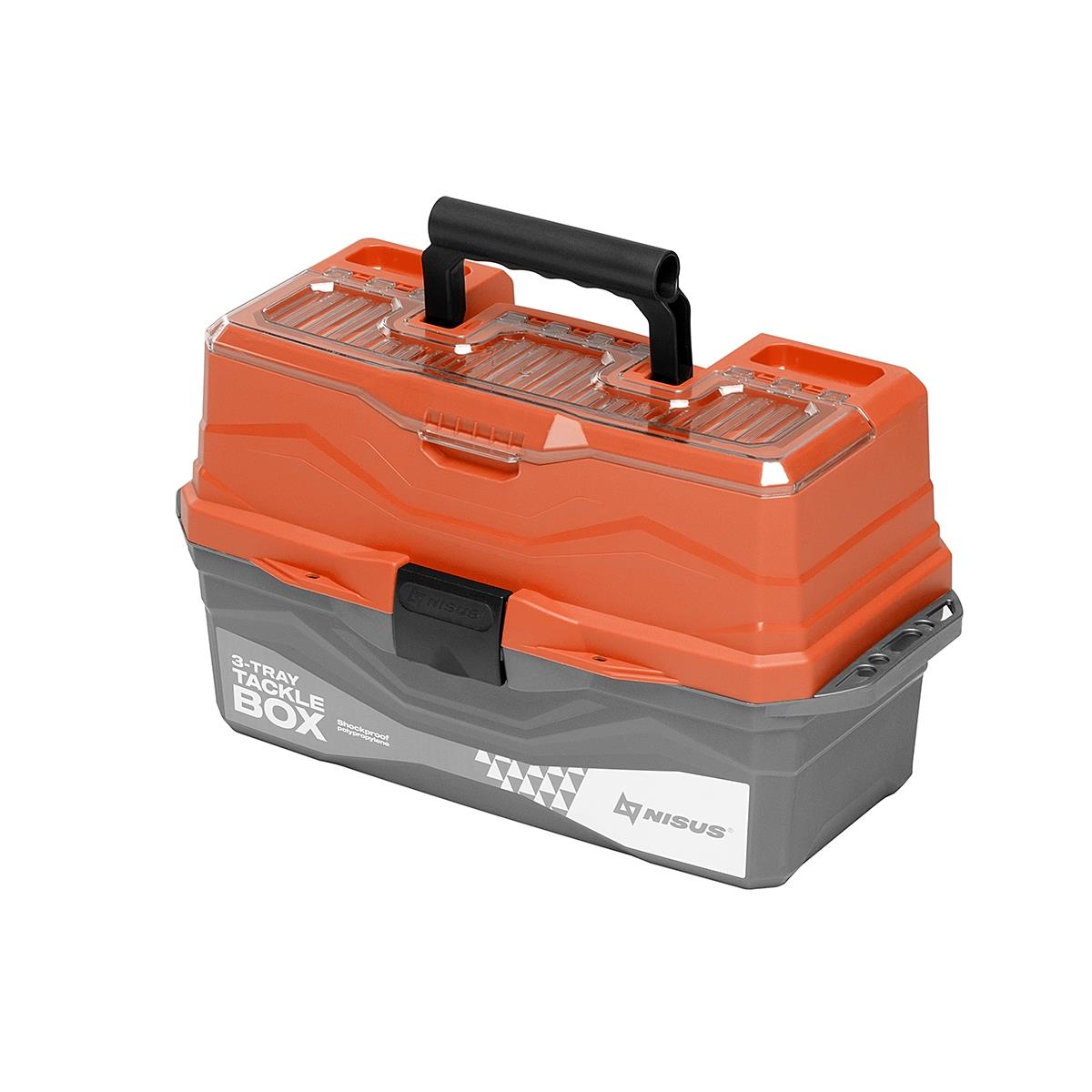 Ящик для снастей Tackle Box трехполочный оранжевый (N-TB-3-O) NISUS ящик для снастей tackle box трехполочный зеленый n tb 3 g nisus