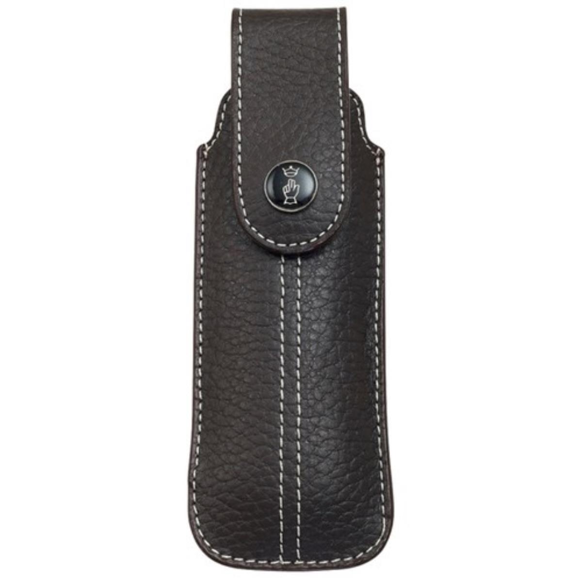 Чехол Chic brown leather (натуральная кожа, размер № 7, 8, 9) OPINEL бумажник байкера zippo мокко натуральная кожа 17x3 5x11 см