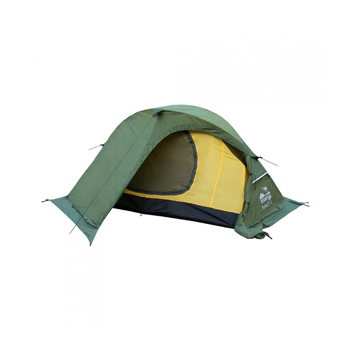 Походная палатка SARMA 2 V2 зеленый (TRT-30) Tramp трехместная палатка rock 3 v2 зеленый trt 28 tramp