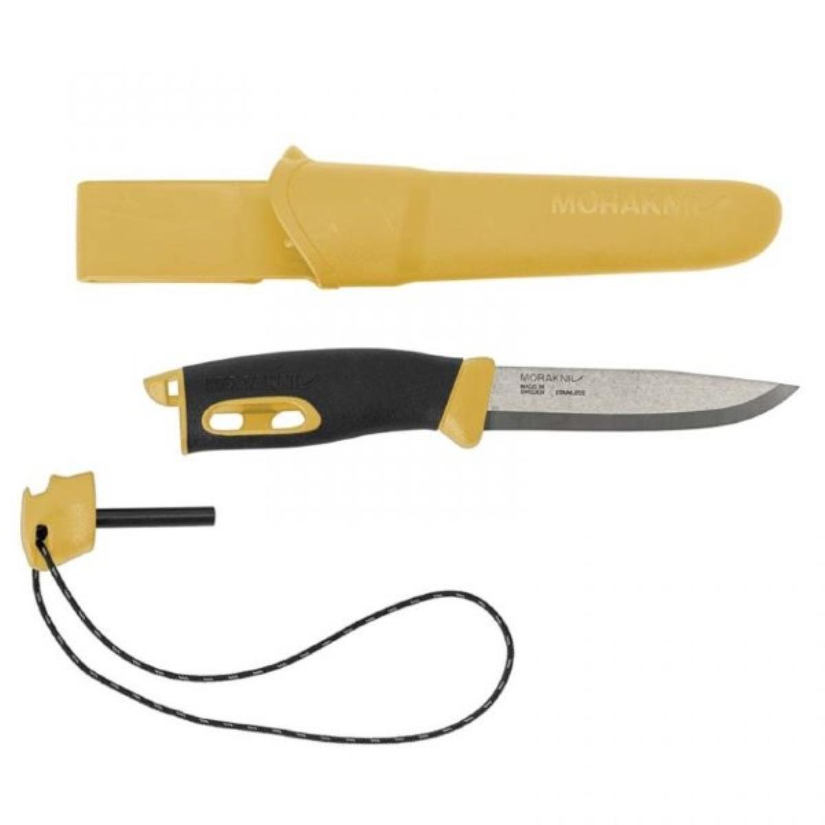 Нож Companion Spark Yellow (13573) Morakniv запасные лезвия для ножа пистолетного кедр