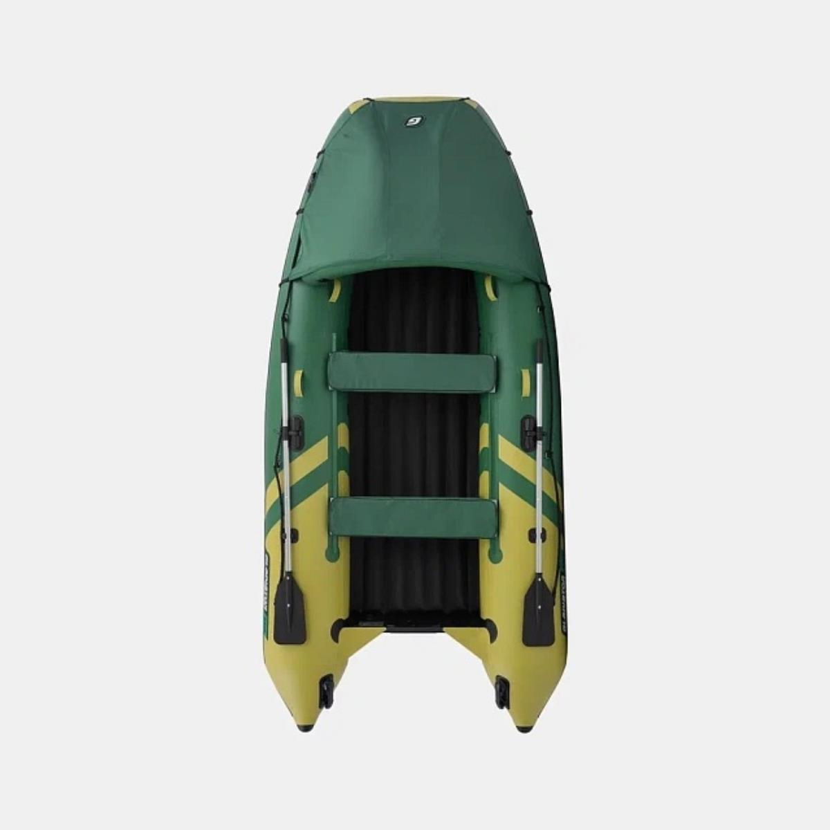 Лодка надувная ПВХ GLADIATOR E330PRO зелено-оливковый