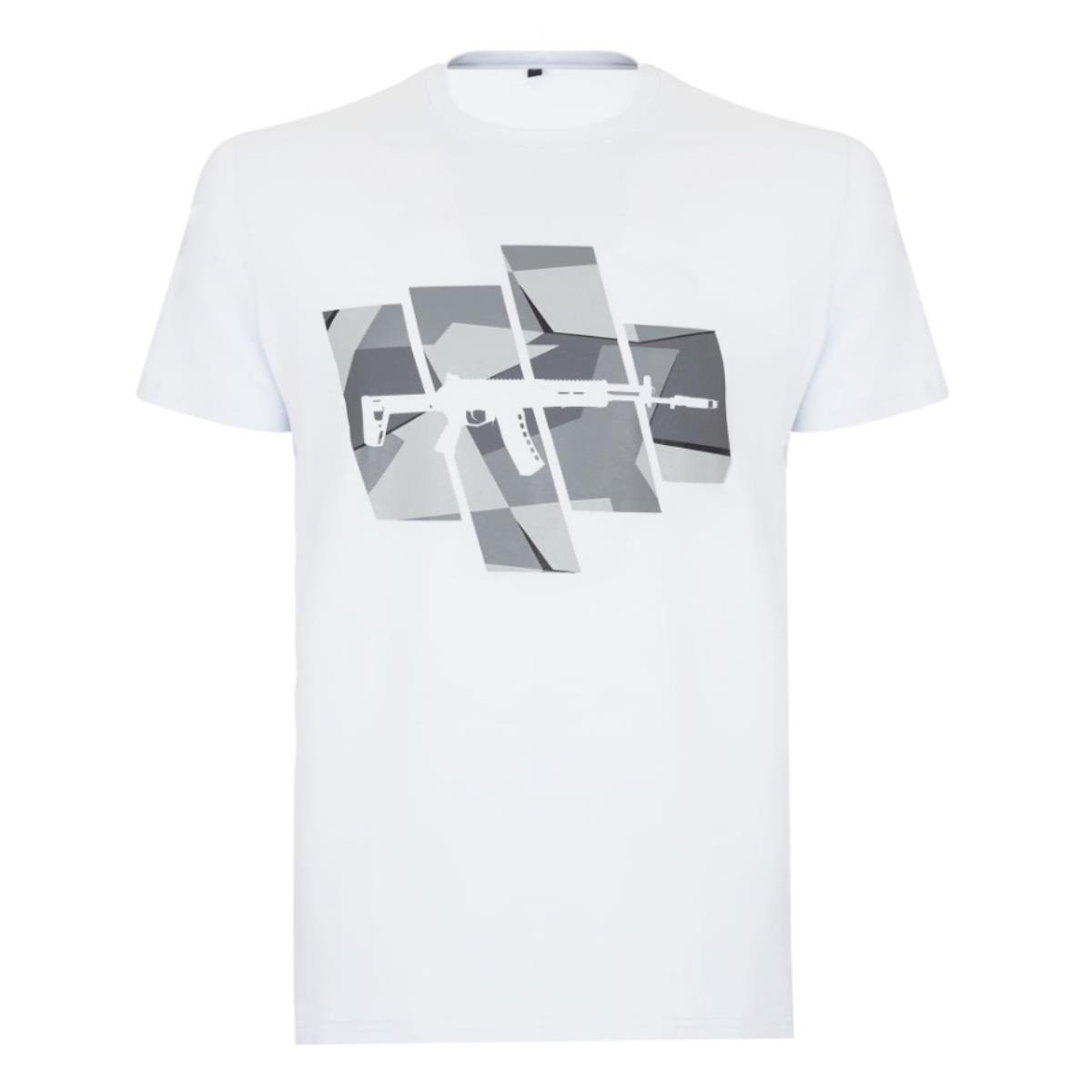 Футболка с принтом "АК-12 Gen2"; белая; размер XXL (KKF000089) Калашников