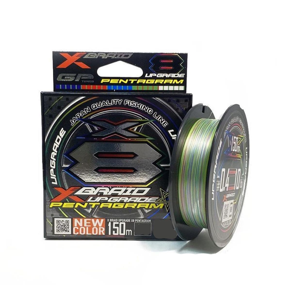 

Шнур X-Braid Upgrade X8 Pentagram 150 м Multicolor YGK