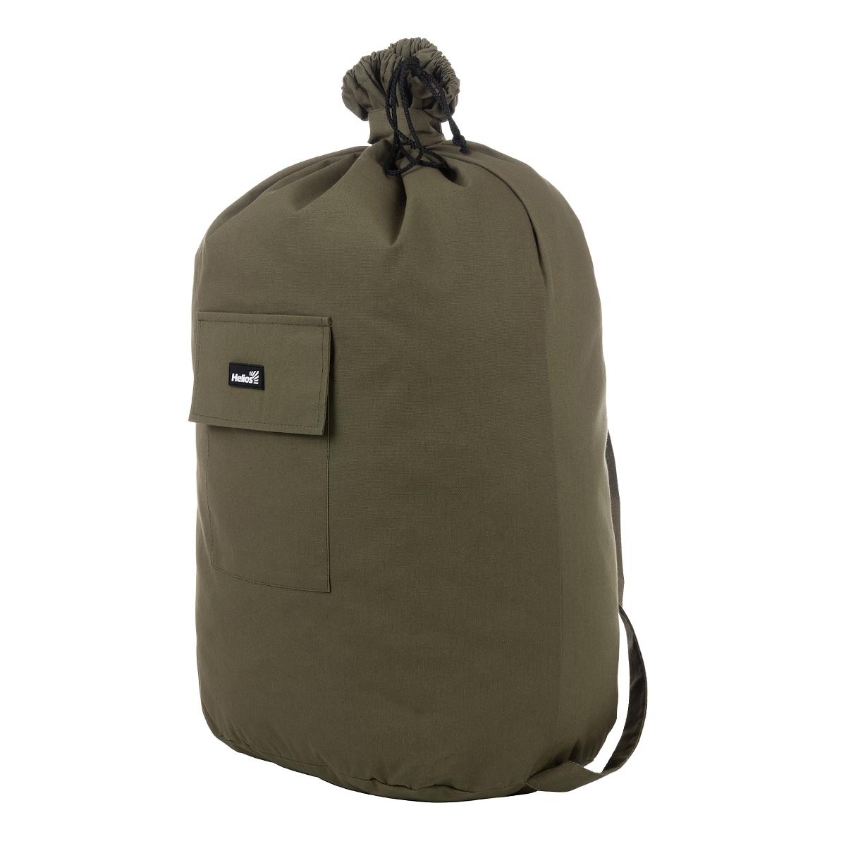 Мешок вещевой солдатский средний, 70л (палаточная ткань) Helios сумка мешок 2 отдела на молниях 3 наружных кармана длинный ремень коричневый